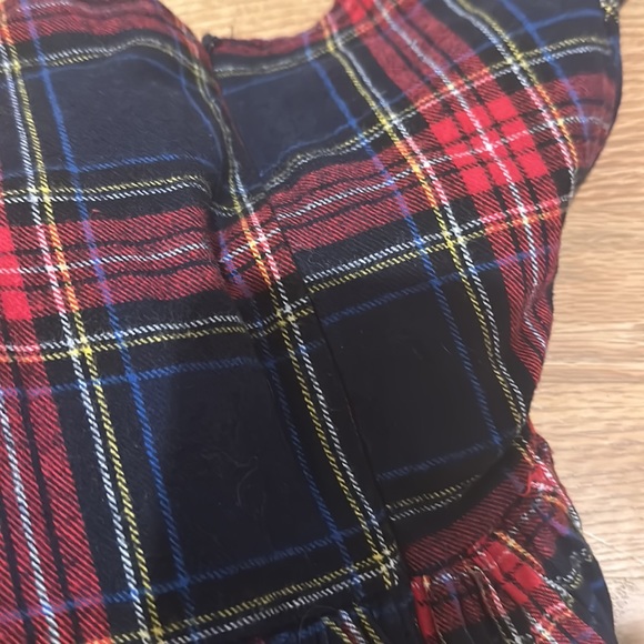 Trish Scully child size 4 Holiday tartan plaid dress - Picture 5 of 6